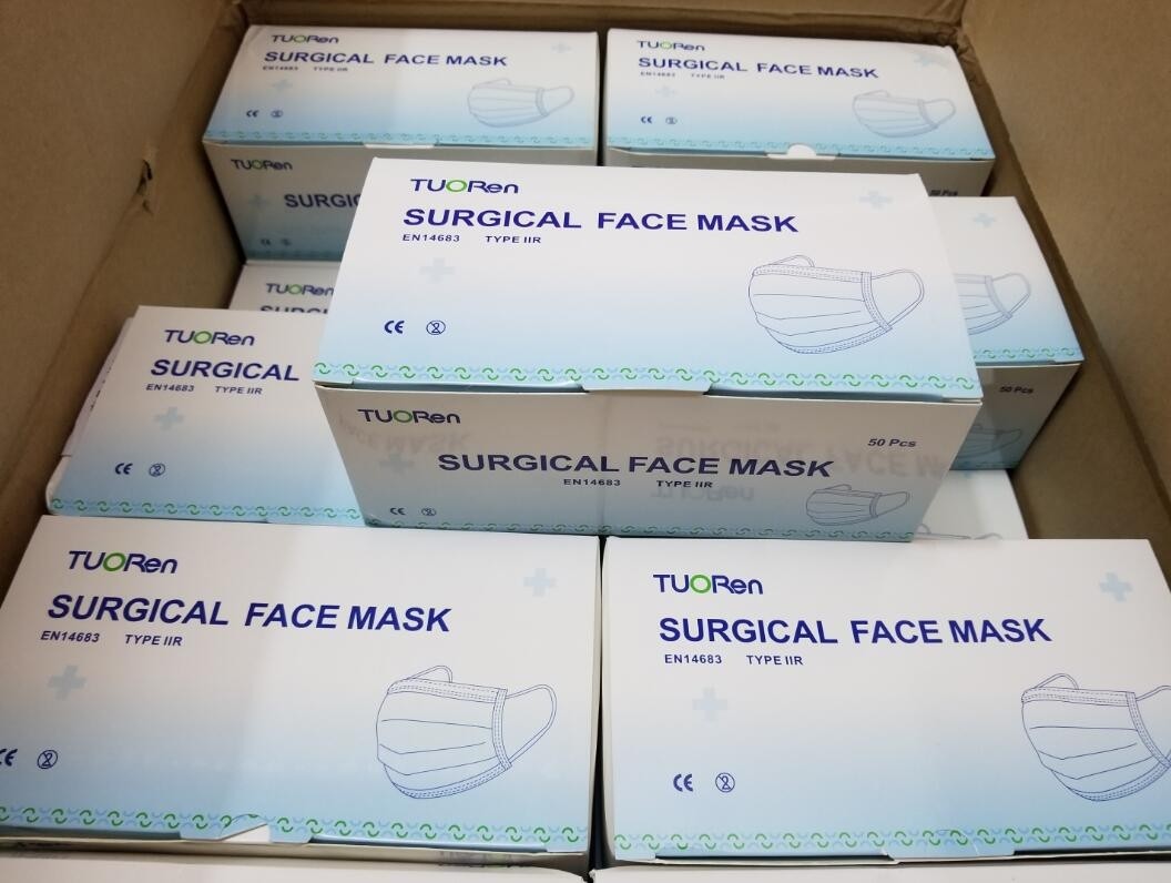 Tuoren TYPE IIR Surgical Mask Medial Mask Face Mask, BFE>99% (CE Certified, ARTG Listed)